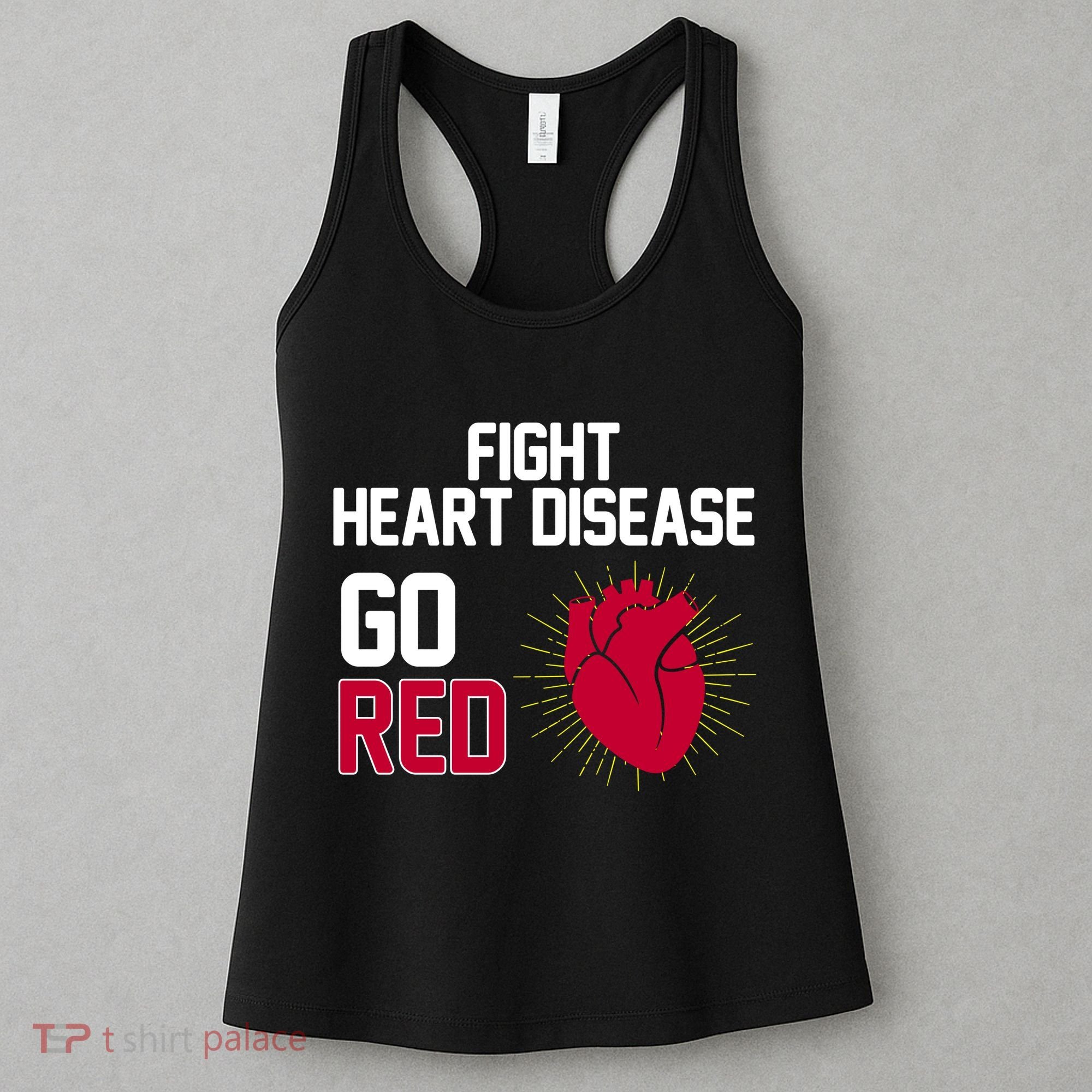 Go Red Fight Heart Health Awareness Women's Tank Top