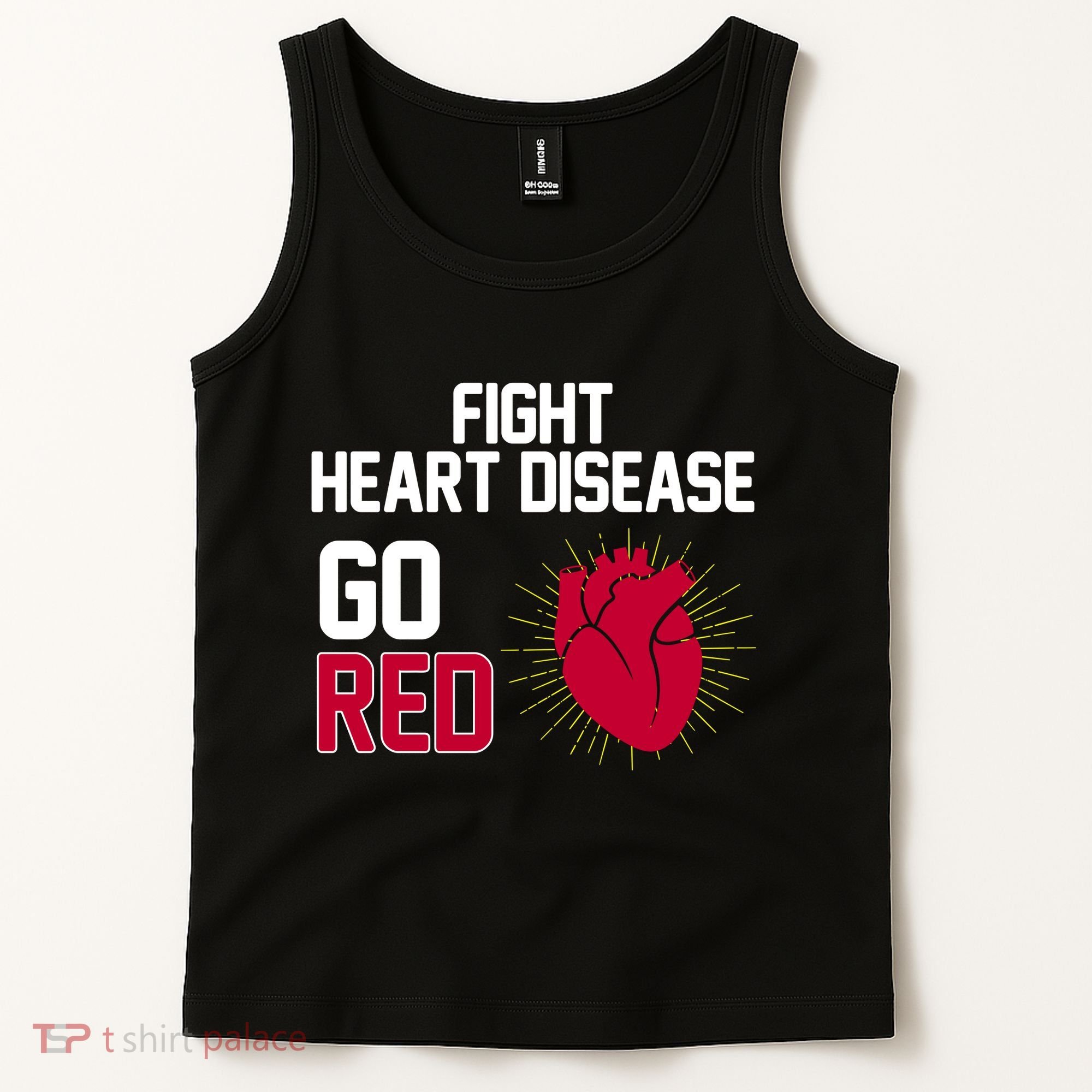 Go Red Fight Heart Health Awareness Tank Top