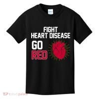 Go Red Fight Heart Health Awareness Kids T-Shirt thumb 0