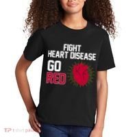 Go Red Fight Heart Health Awareness Kids T-Shirt thumb 2