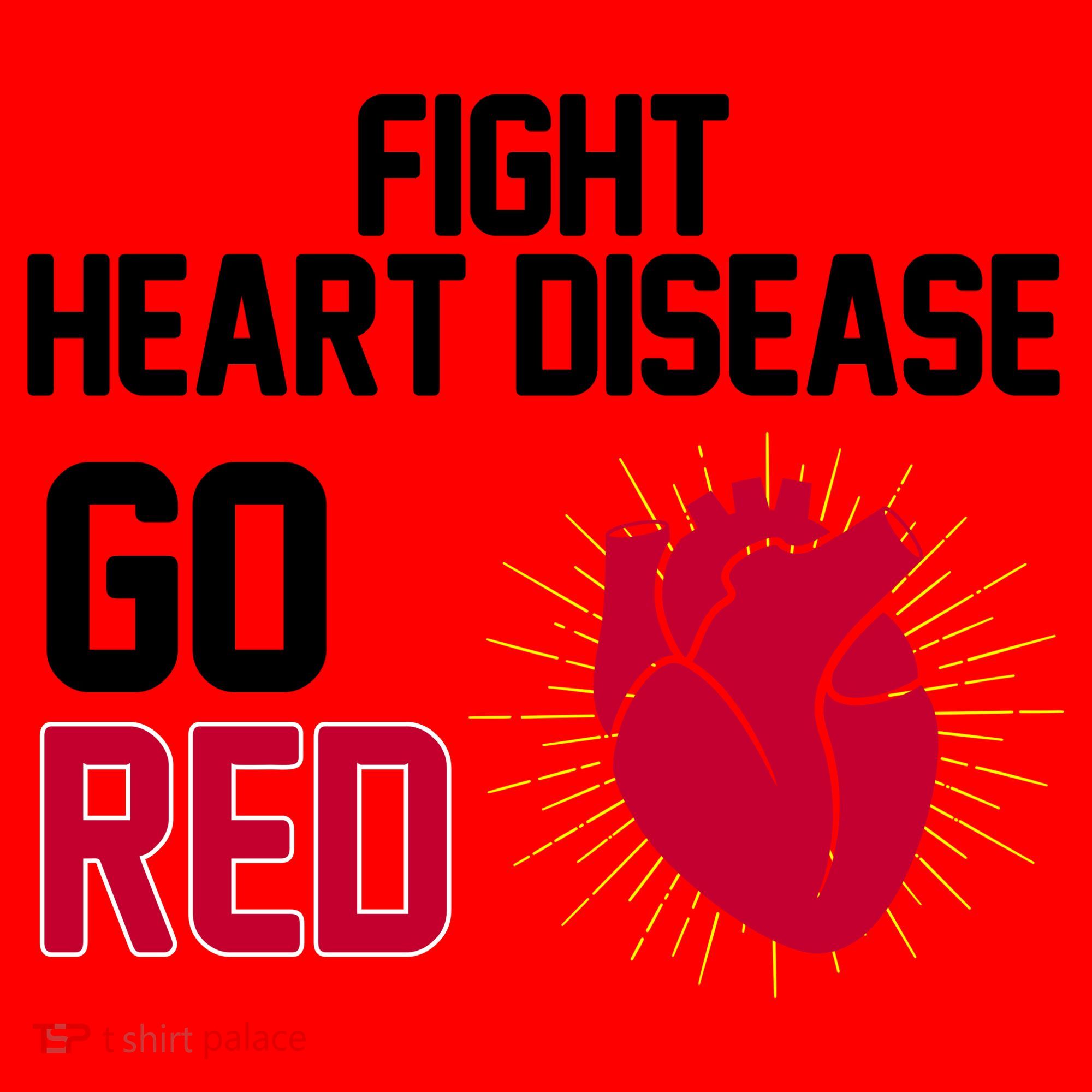 Go Red Fight Heart Health Awareness Santa Hat