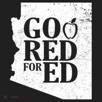 Go Red For Ed Distressed Women's Sweatshirt thumb 2