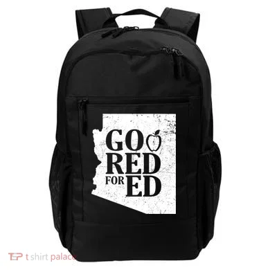 Go Red For Ed Distressed Backpack