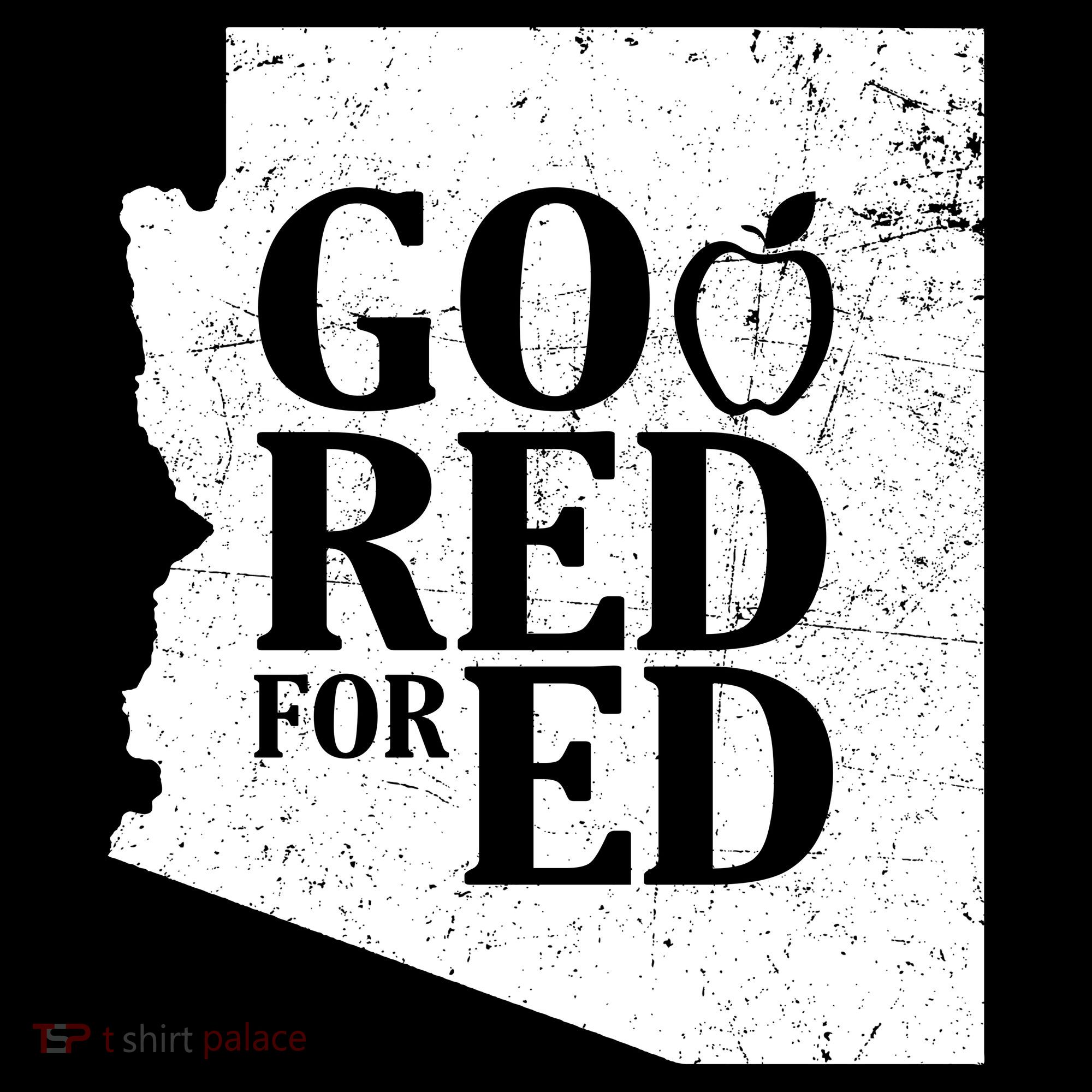 Go Red For Ed Distressed Bucket Hat