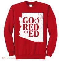 Go Red For Ed Distressed Sweatshirt thumb 0