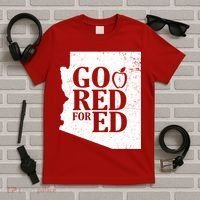 Go Red For Ed Distressed T-Shirt thumb 5