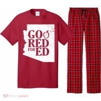 Go Red For Ed Distressed Pajama Set thumb 0