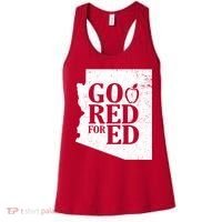 Go Red For Ed Distressed Women's Tank Top thumb 0
