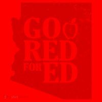 Go Red For Ed Distressed Santa Hat thumb 1