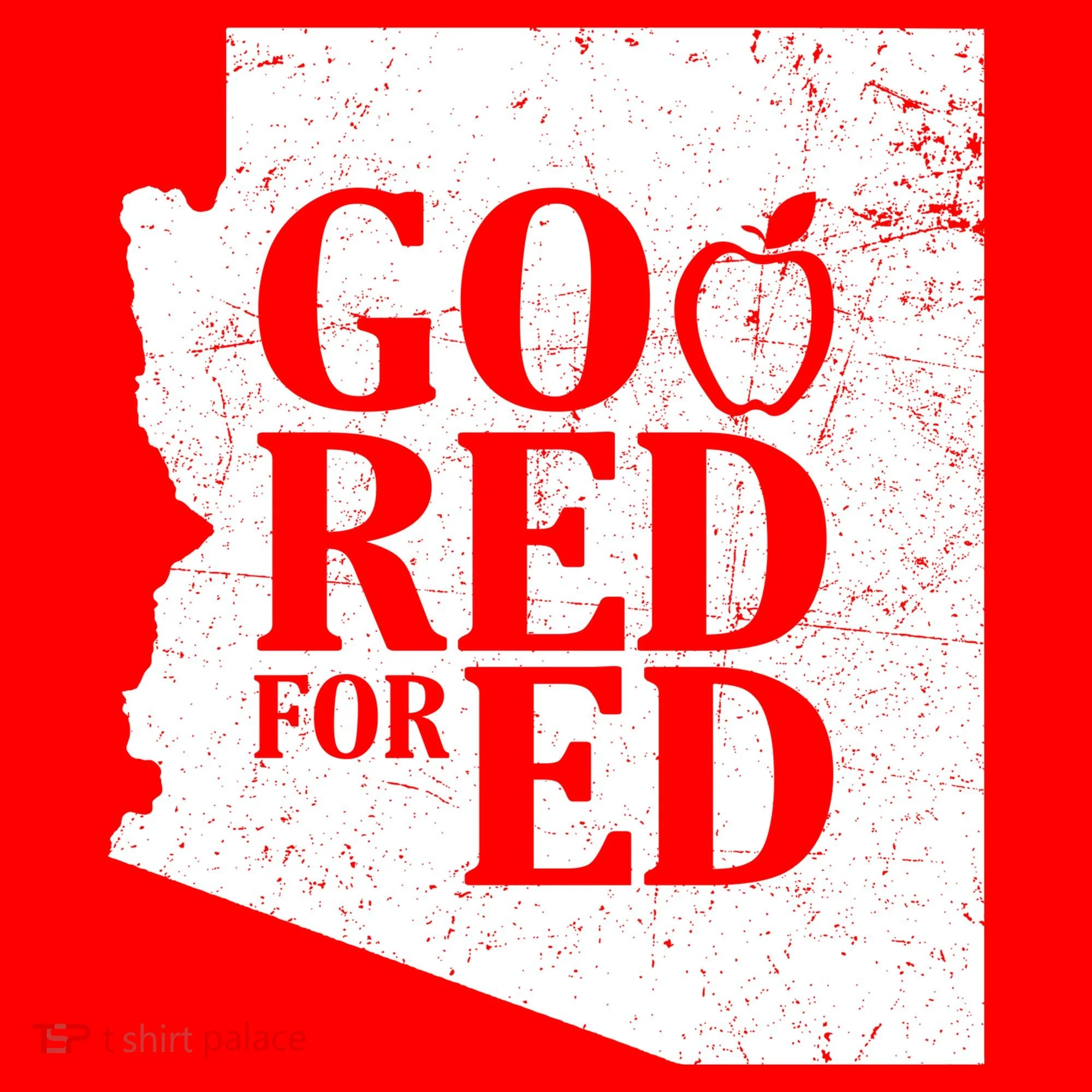Go Red For Ed Distressed Toddler Hoodie