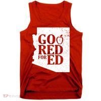 Go Red For Ed Distressed Tank Top thumb 0