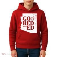Go Red For Ed Distressed Kids Hoodie thumb 4