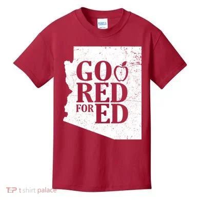 Go Red For Ed Distressed Kids T-Shirt