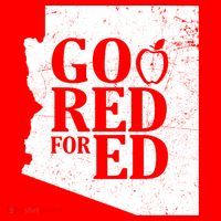 Go Red For Ed Distressed Tote Bag thumb 4