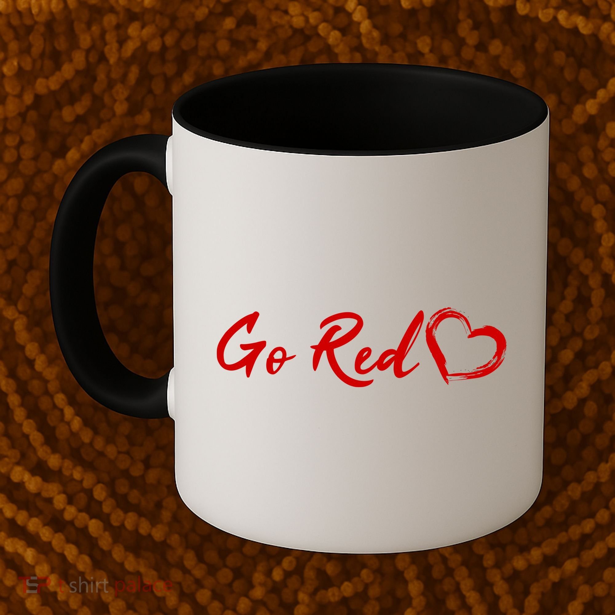 Go Red Heart Disease Awareness Coffee Mug