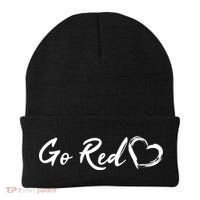 Go Red Heart Disease Awareness Beanie thumb 0