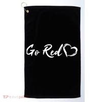 Go Red Heart Disease Awareness Golf Towel thumb 0