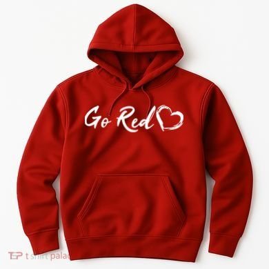 Go Red Heart Disease Awareness Hoodie