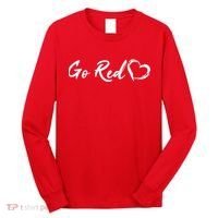 Go Red Heart Disease Awareness Long Sleeve Shirt thumb 0