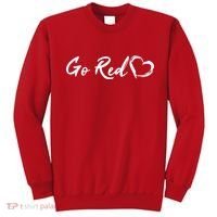 Go Red Heart Disease Awareness Sweatshirt thumb 0