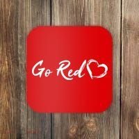 Go Red Heart Disease Awareness Coaster thumb 0
