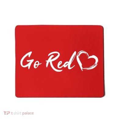 Go Red Heart Disease Awareness Mousepad