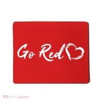 Go Red Heart Disease Awareness Mousepad thumb 0