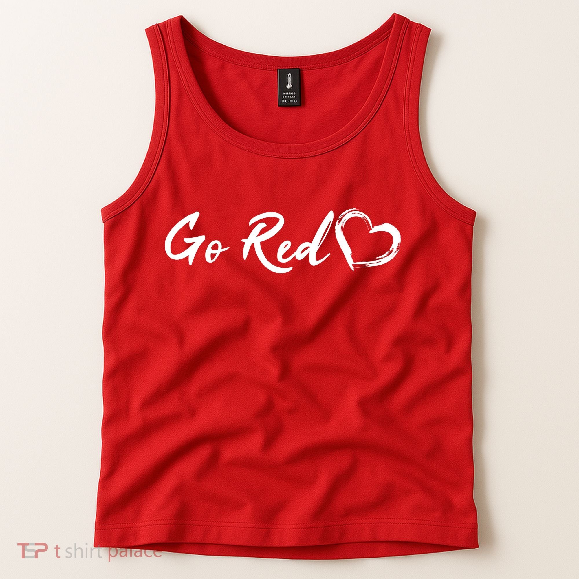 Go Red Heart Disease Awareness Tank Top