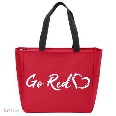 Go Red Heart Disease Awareness Tote Bag
