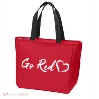 Go Red Heart Disease Awareness Tote Bag thumb 3