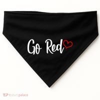 Go Red Heart Health Awareness Logo USA-Made Doggie Bandana thumb 0
