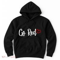 Go Red Heart Health Awareness Logo Hoodie thumb 0