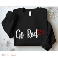 Go Red Heart Health Awareness Logo Sweatshirt thumb 2