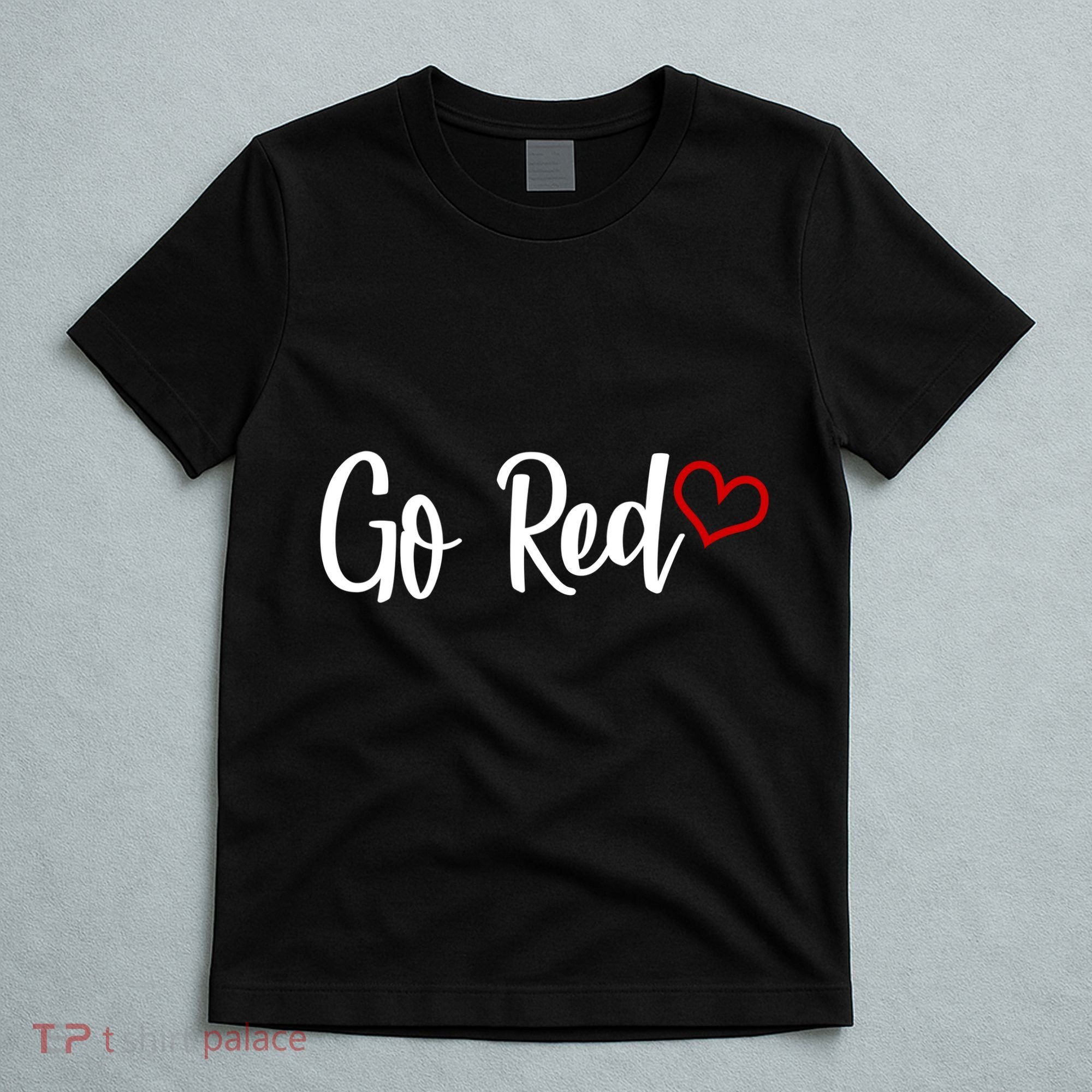 Go Red Heart Health Awareness Logo T-Shirt