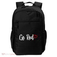 Go Red Heart Health Awareness Logo Backpack thumb 0