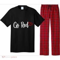 Go Red Heart Health Awareness Logo Pajama Set thumb 0