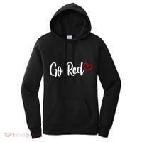 Go Red Heart Health Awareness Logo Women's Hoodie thumb 0