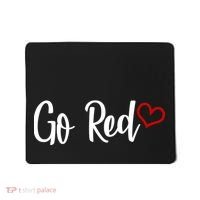 Go Red Heart Health Awareness Logo Mousepad thumb 0