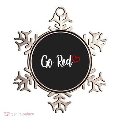 Go Red Heart Health Awareness Logo Ornament