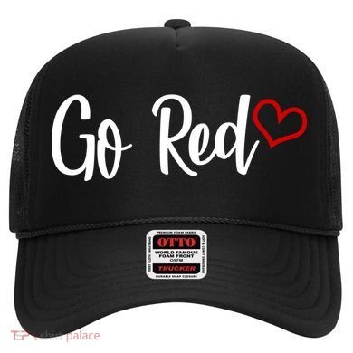 Go Red Heart Health Awareness Logo Hat