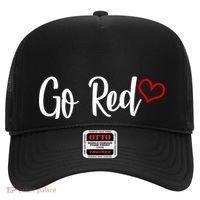 Go Red Heart Health Awareness Logo Hat thumb 0