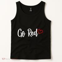 Go Red Heart Health Awareness Logo Tank Top thumb 2