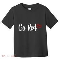 Go Red Heart Health Awareness Logo Toddler T-Shirt thumb 0