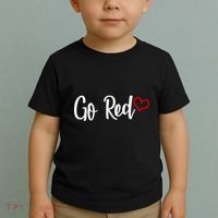 Go Red Heart Health Awareness Logo Toddler T-Shirt thumb 2