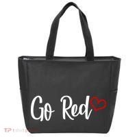 Go Red Heart Health Awareness Logo Tote Bag thumb 0