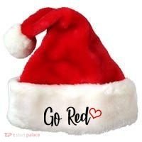 Go Red Heart Health Awareness Logo Santa Hat thumb 0