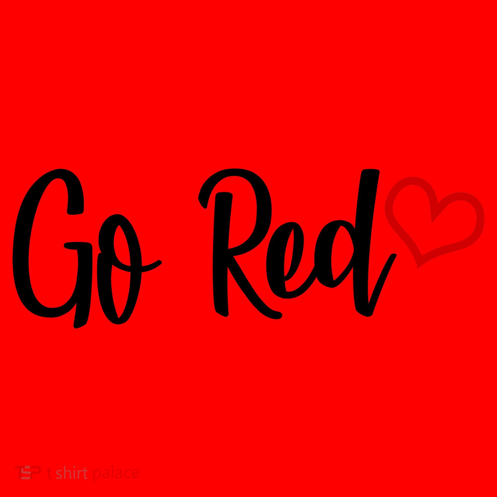 Go Red Heart Health Awareness Logo Santa Hat