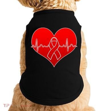 Go Red Heart Health Awareness Pulse Doggie Tank