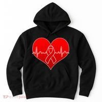 Go Red Heart Health Awareness Pulse Hoodie thumb 0