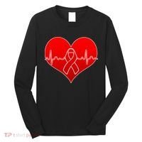 Go Red Heart Health Awareness Pulse Long Sleeve Shirt thumb 0